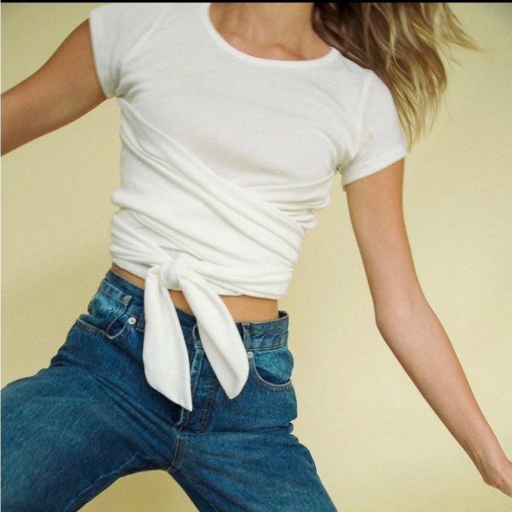 The Line by K Jeanne Wrap Top